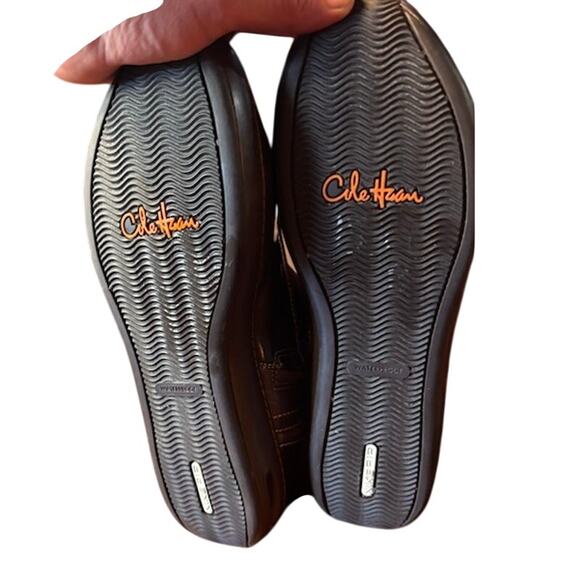 Cole Haan Boots Brown Waterproof Winter Rain Tall Boots women's size 8 - Picture 7 of 9